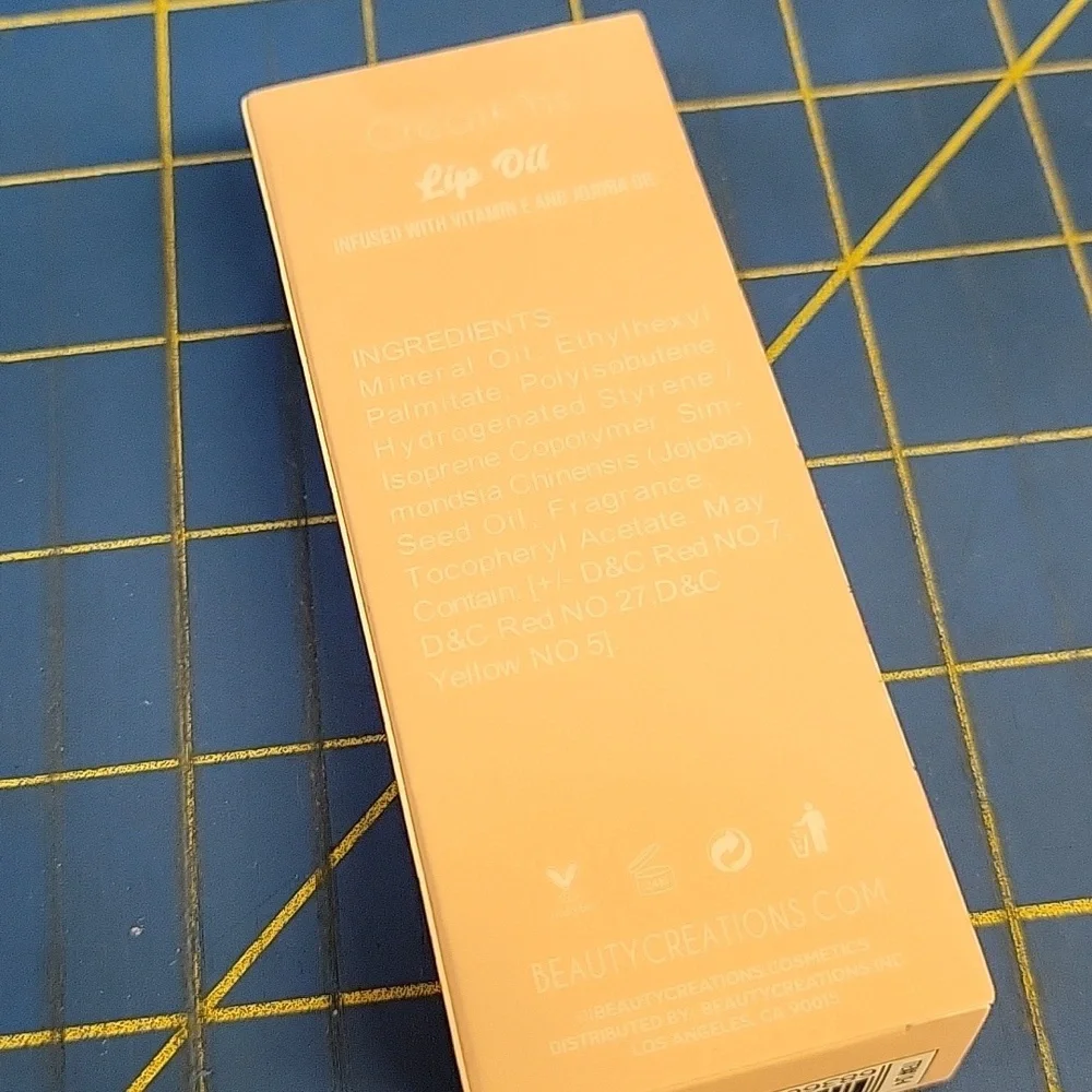 Beauty Creations Sweet Dose Lip Oil New Sealed Box - Peach